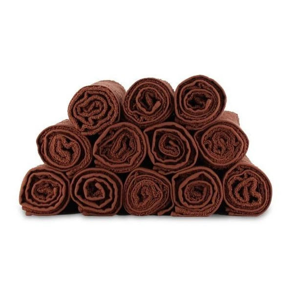 Sibel 12 Serviette Bob Tuo En éponge Marron – Image 2