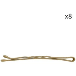 Sibel 8 Pinces Guiches Ondulées Blondes 65mm