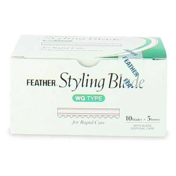 Sibel Boîte De 5 Paquets De 10 Lames Feather WG Type – Image 2