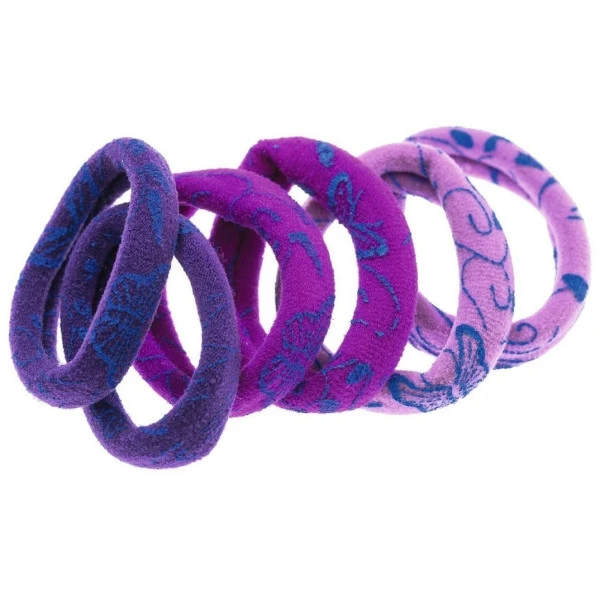 Carte De 6 Elastiques Violet Stella Green