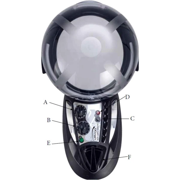 Casque Coiffure Avec Fonction Germicide Sun Vapo Ozone Ultron – Image 3