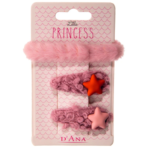 Chouchou Et Barrettes Roses à étoile Stella Green