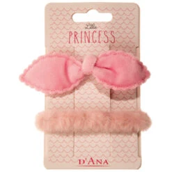 Chouchou Et Pince à Cheveux Rose Stella Green