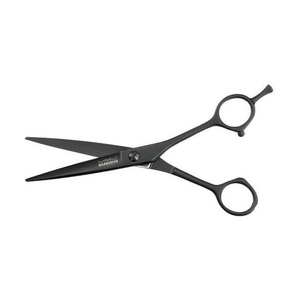 Sibel Ciseaux Barbiers Sky Noir En Acier Inoxydable Japonais Taille 6 Barburys – Image 2