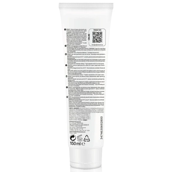 Crème De Lissage Cheveux épais Pro Active Steampod L'Oréal Professionnel 150ML – Image 3