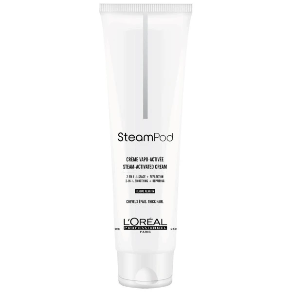 Crème De Lissage Cheveux épais Pro Active Steampod L'Oréal Professionnel 150ML