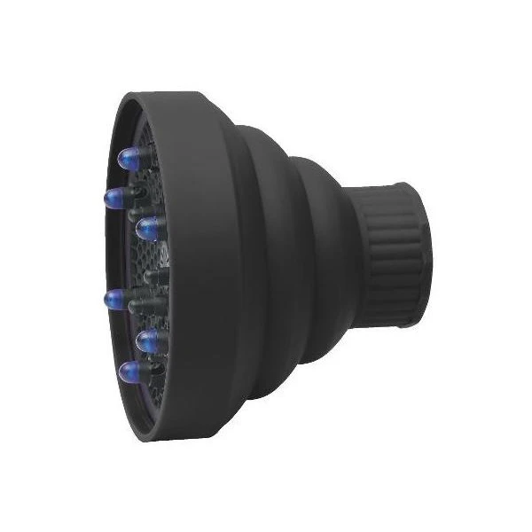 Diffuseur Sèche-cheveux Rétractable Universel Noir Sibel – Image 2