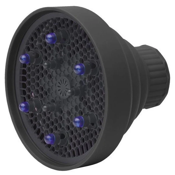 Diffuseur Sèche-cheveux Rétractable Universel Noir Sibel