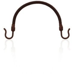 Elastiques Avec Crochet Marrons X4 Pièces