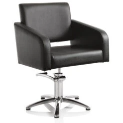 Fauteuil De Coiffure Confort Base En étoile Chromée