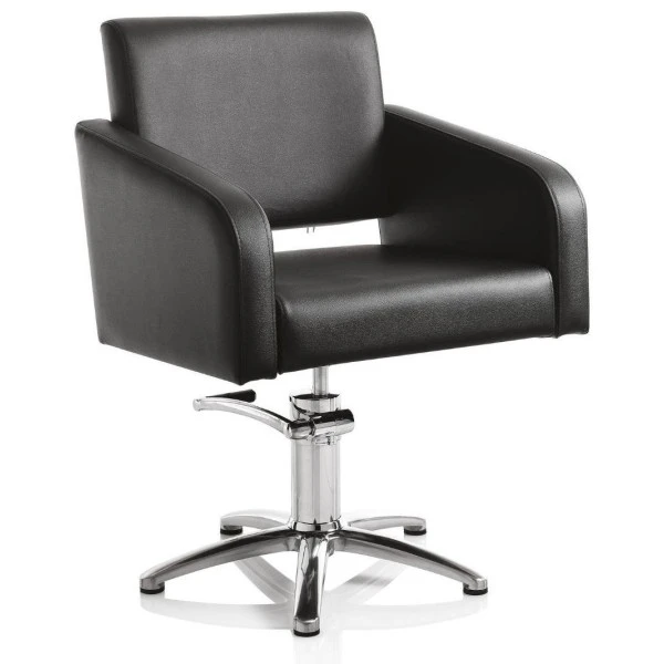 Fauteuil De Coiffure Confort Base En étoile Chromée