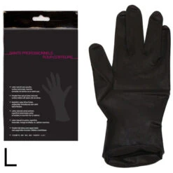 Paire De Gants En Latex Noirs L JACQUES SEBAN