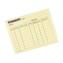 Sibel Paquet De 50 Fiches Jaunes