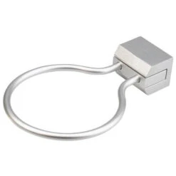 Porte Sèche-cheveux Mural Argent Sibel