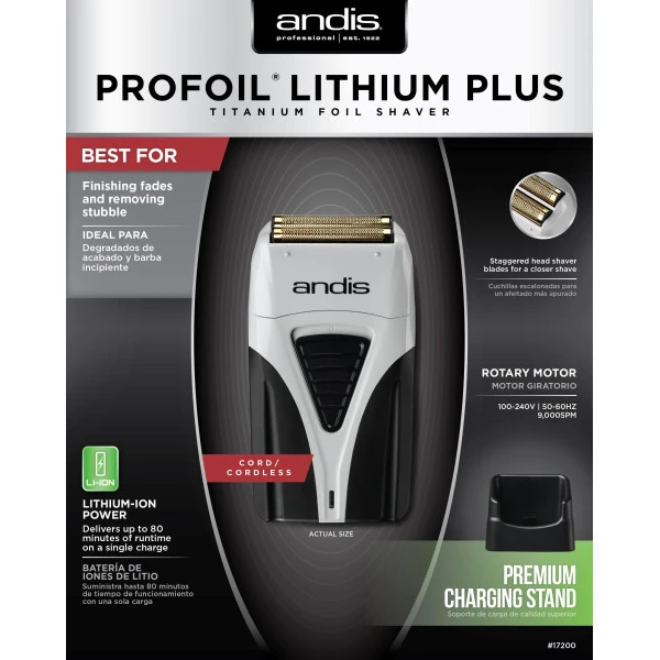 Rasoir Cheveux électrique TS-2 Profoil Lithium Plus ANDIS – Image 6