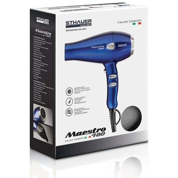Sèche-cheveux Maestro 480 Bleu Sthauer – Image 3