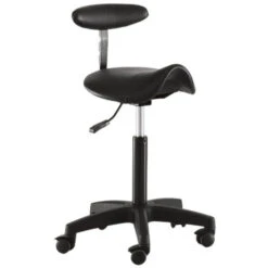 Tabouret Formé Avec Dossier Noir Master Series
