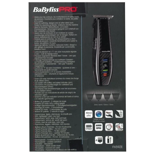 Tondeuse De Finition Sans Fil FlashFx Babyliss Pro – Image 5